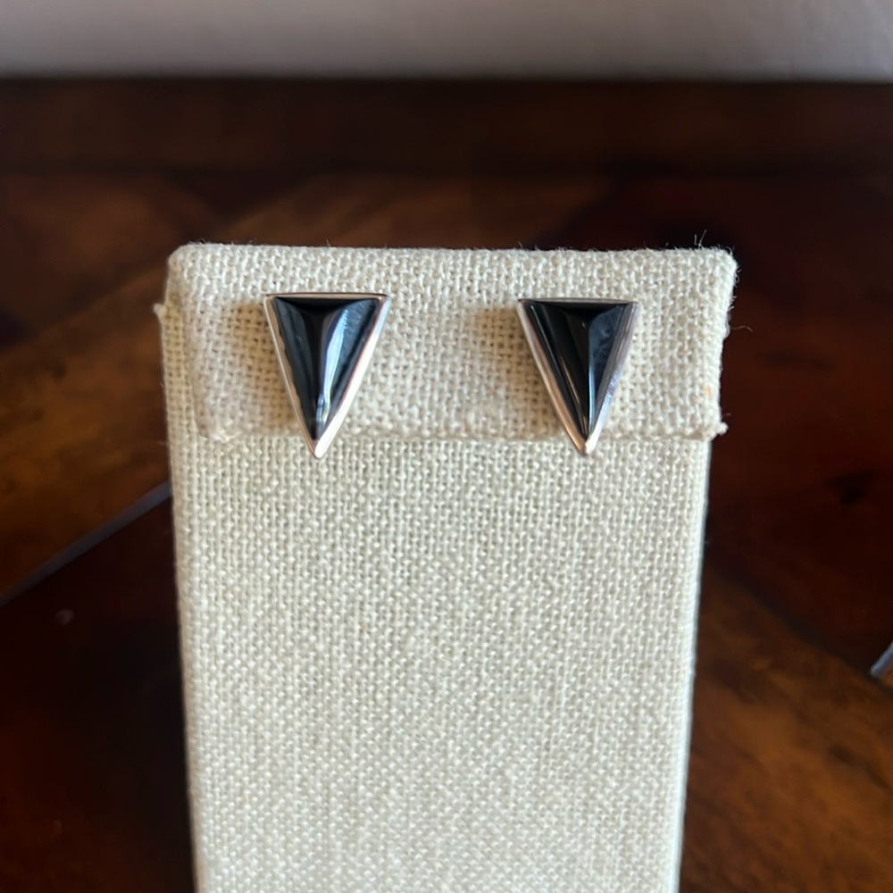 Silpada Triangle Edge Earrings
